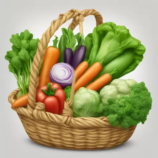 vegetables in the basket emoji