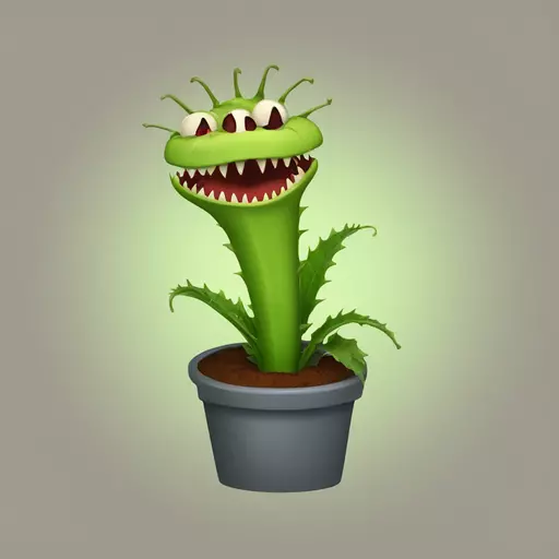 Venus flytrap emoji