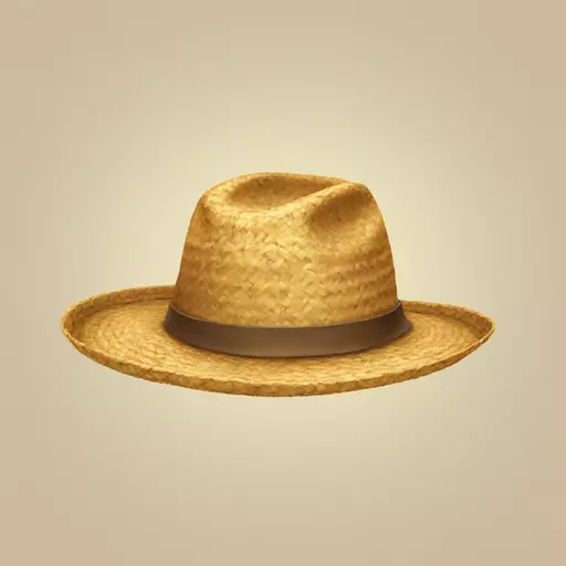 straw hat emoji