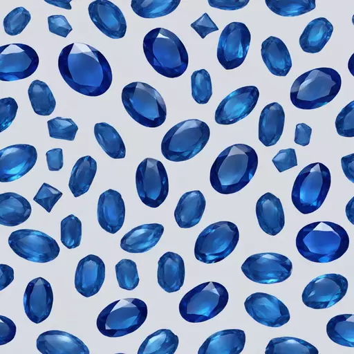 sapphire oval gem emoji