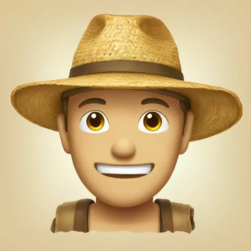 straw hat emoji