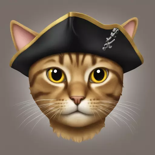 cat pirate emoji