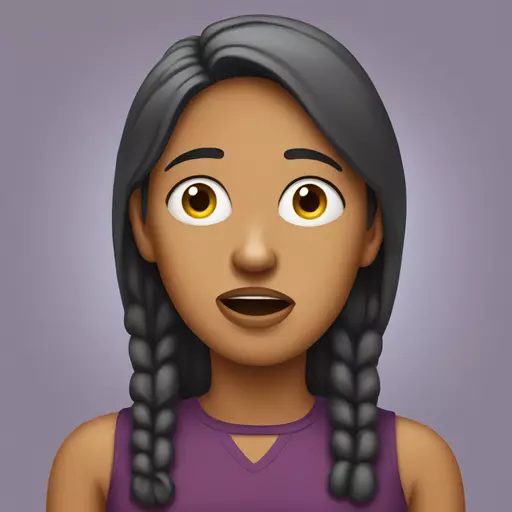 exasperated woman emoji