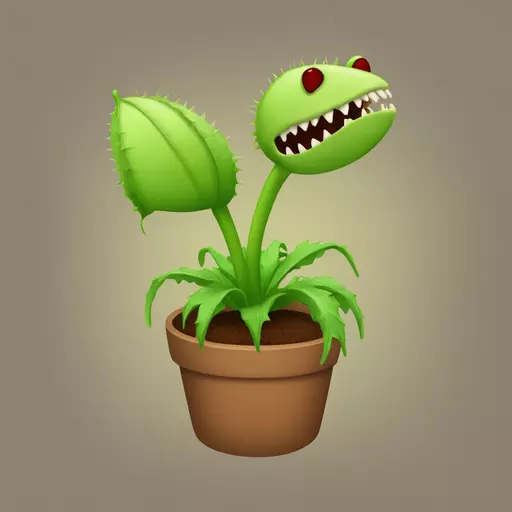 Venus flytrap emoji