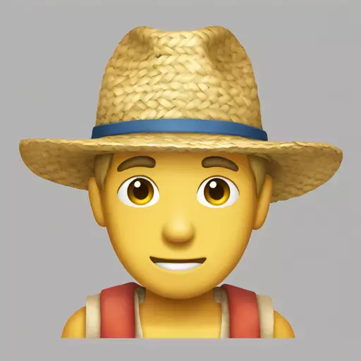 straw hat emoji