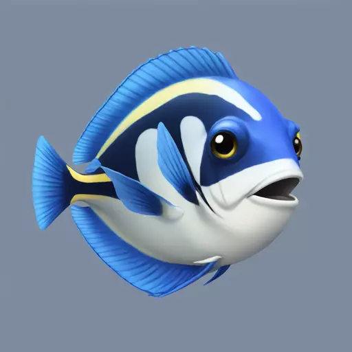 blue tang emoji