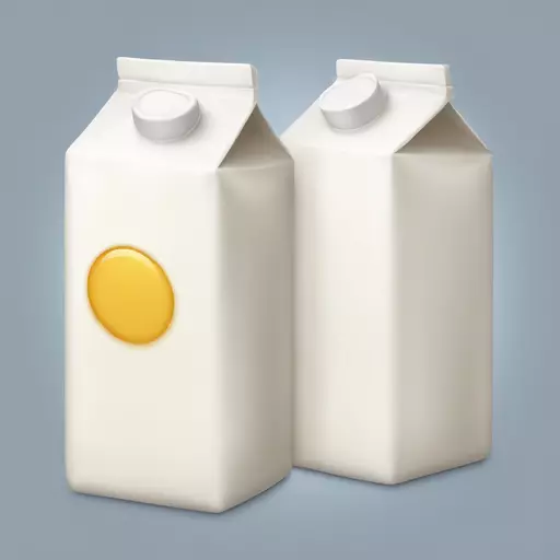opened milk pack emoji
