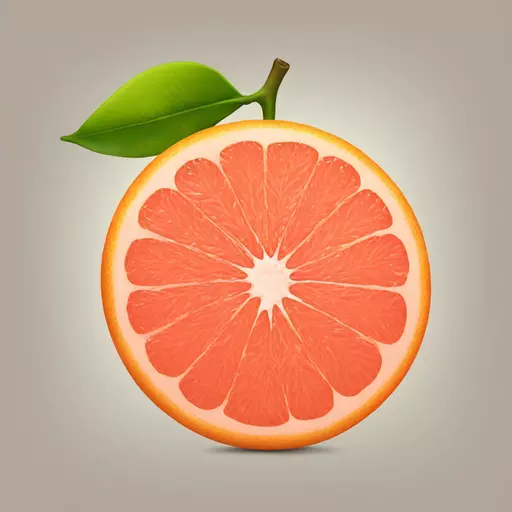 Grapefruit emoji
