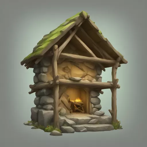 mountain shelter emoji