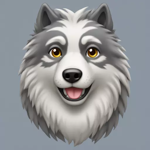 gerar um emoji personalizado uma combinação de arkanjo  com lobo  emoji