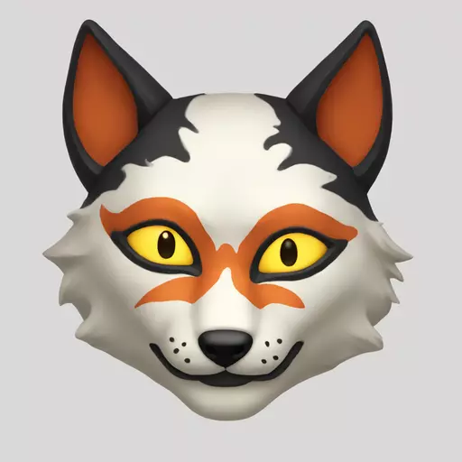 kitsune mask emoji