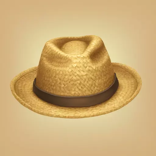 straw hat emoji