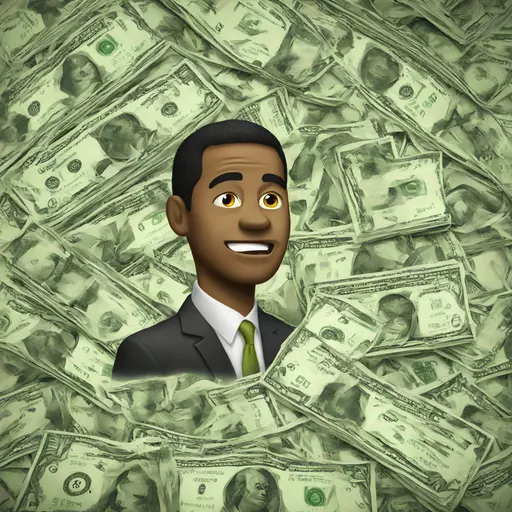 Cash, money, funny stupid face,  emoji