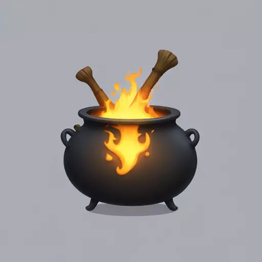 witch cauldron emoji