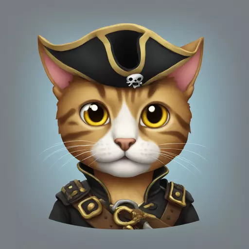 cat pirate emoji