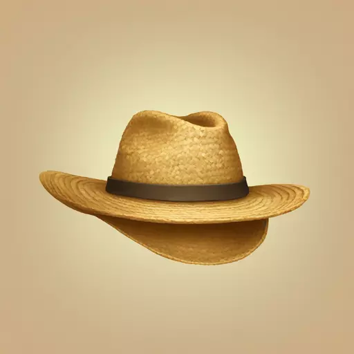 straw hat emoji