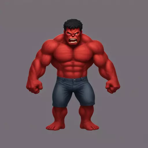 red hulk emoji