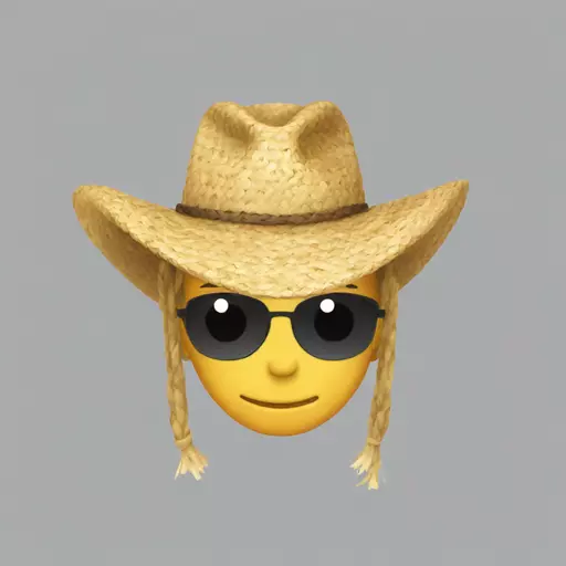 straw hat emoji