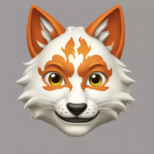 kitsune mask emoji