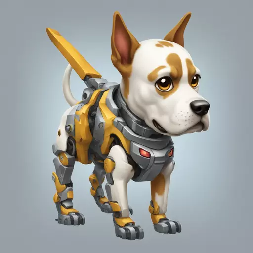 mecha dog emoji