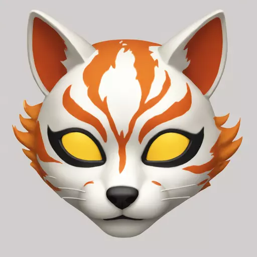 kitsune mask emoji