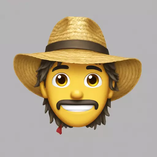 straw hat emoji