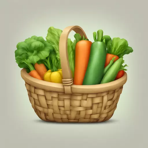 vegetables in the basket emoji