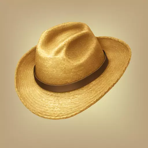 straw hat emoji