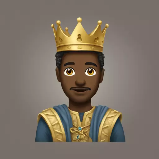 a small smyley king emoji