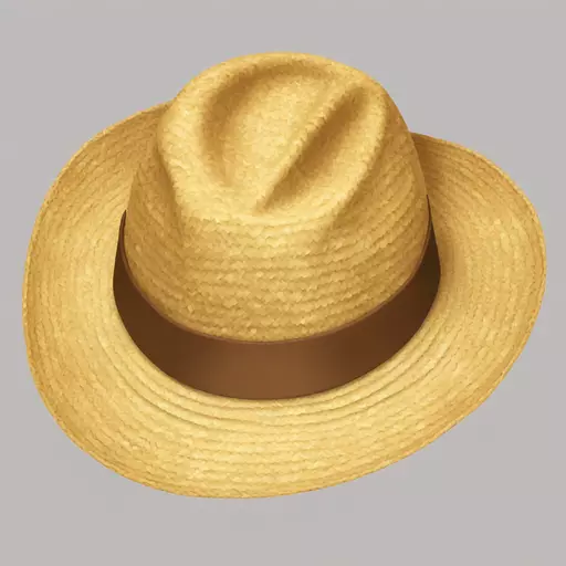 straw hat emoji