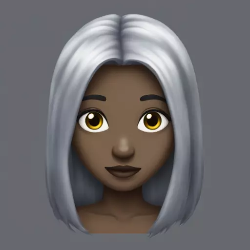 Maghra from the dark krystal with Grey highlights emoji