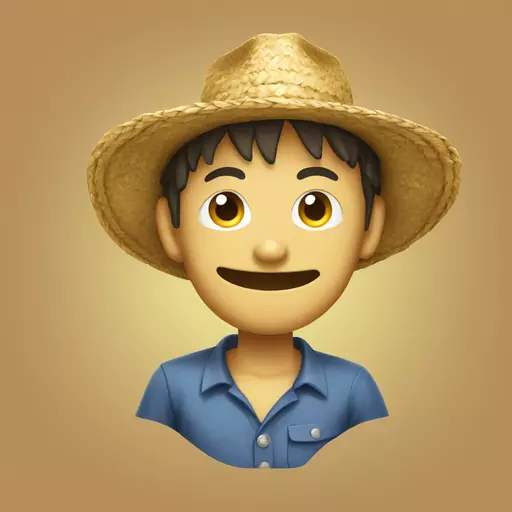 straw hat emoji