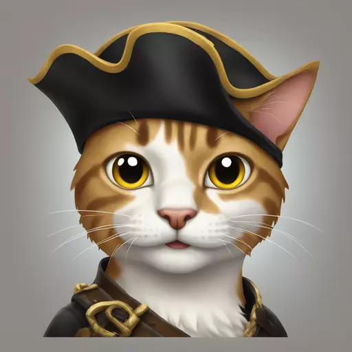 cat pirate emoji