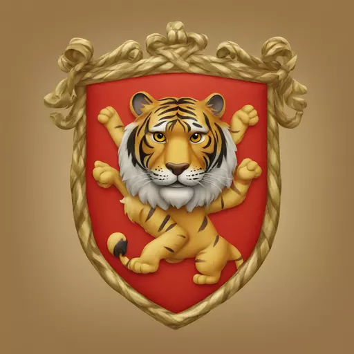 tiger coat of arms emoji