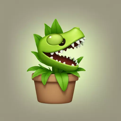 Venus flytrap emoji