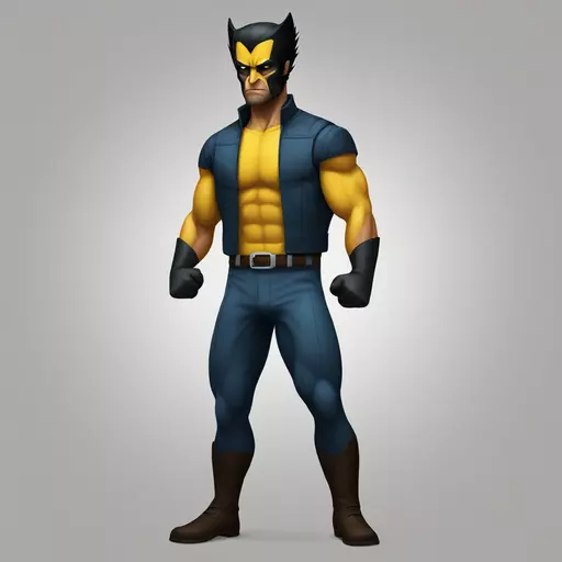 full body wolverine emoji