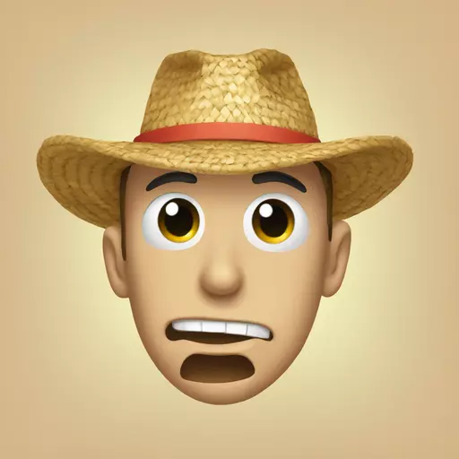 straw hat emoji
