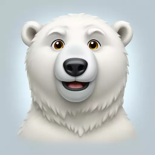 polar bear emoji