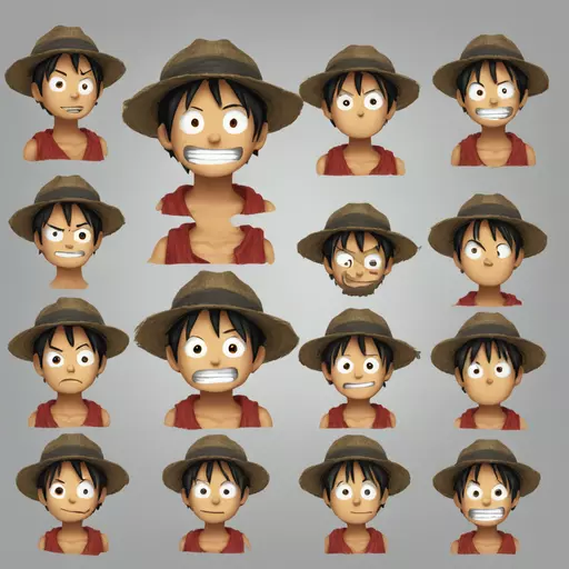 Luffy emoji