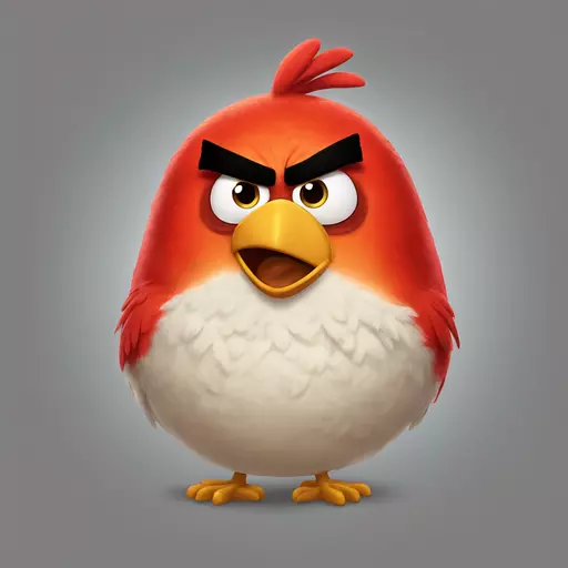 angry bird emoji