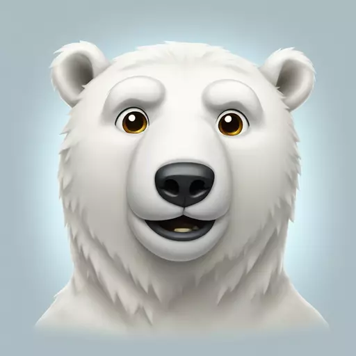 polar bear emoji