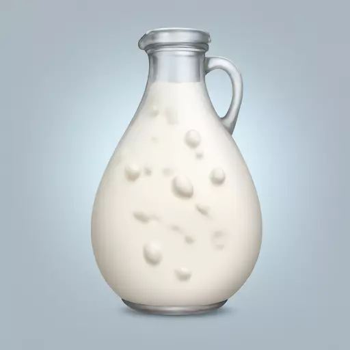 Milk drops emoji