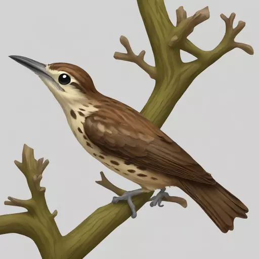 Male tree creeper emoji