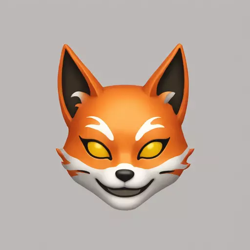kitsune mask emoji