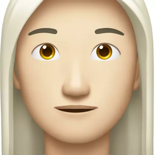 白色狼有一只綠松石藍色眼睛和一只瞎眼的眼睛 emoji
