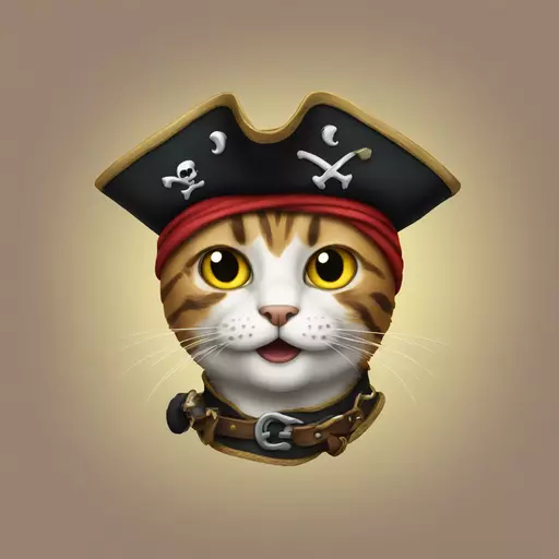 cat pirate emoji