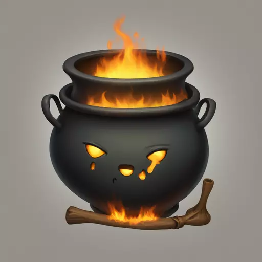 witch cauldron emoji