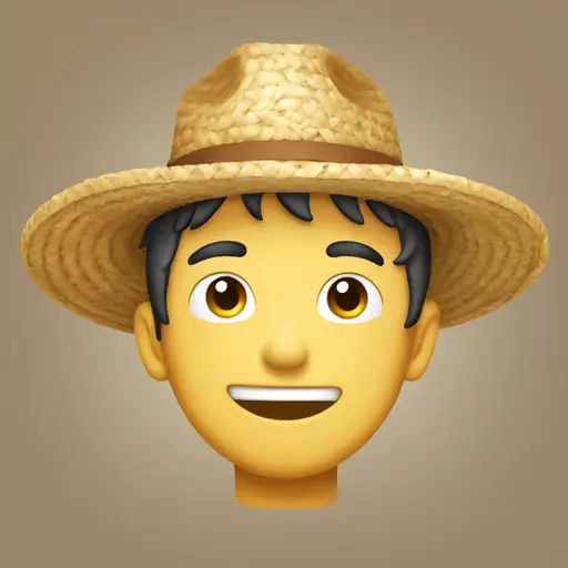 straw hat emoji