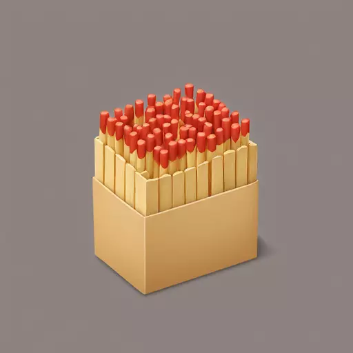 Box of matchsticks emoji