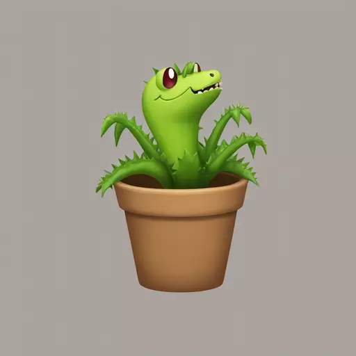 Venus flytrap emoji